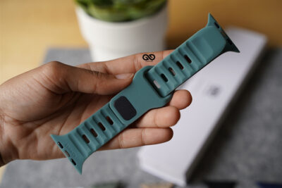 Sea Green Waterproof Silicone Sports Bands for Apple Watch 42MM 41MM 40MM Series 4 5 6 7 8 9 10 11 SE SE 2 Gen