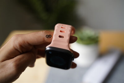 Pink Waterproof Silicone Sports Bands for Apple Watch 42MM 41MM 40MM Series 4 5 6 7 8 9 10 SE SE 2 Gen