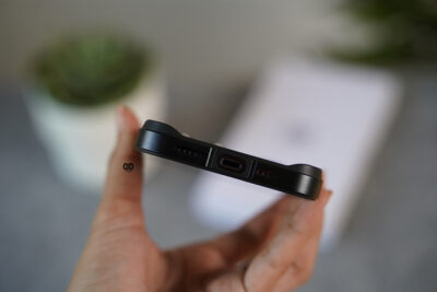 Black Fiber Bumper for iPhone 14 Pro Max (Bumper, not a Case)