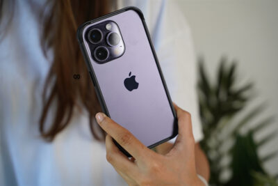 Black Fiber Bumper for iPhone 14 Pro Max (Bumper, not a Case)