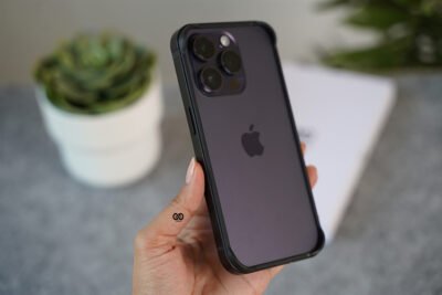 Black Fiber Bumper for iPhone 14 Pro Max (Bumper, not a Case)