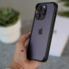 Black Fiber Bumper for iPhone 14 Pro Max (Bumper,  not a Case)