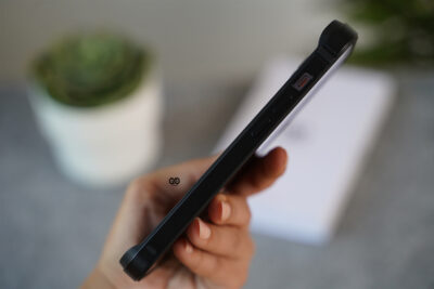 Black Fiber Bumper for iPhone 14 Pro Max (Bumper, not a Case)