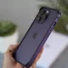 Deep Purple Fiber Bumper for iPhone 14 Pro (Bumper, not a Case)