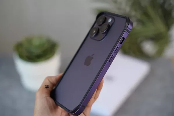 Deep Purple Fiber Bumper for iPhone 14 Pro Max (Bumper, not a Case)