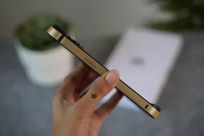 Copper Gold Fiber Bumper for iPhone 14 Pro Max (Bumper, not a Case)