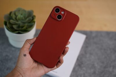 Red Ultra Thin Case for iPhone 14 Plus