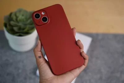 Red Ultra Thin Case for iPhone 14 Plus