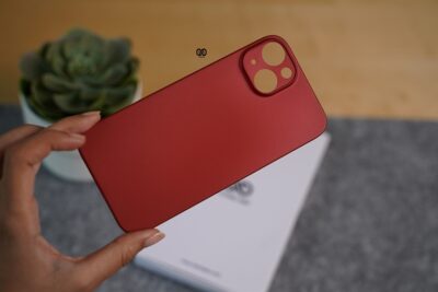 Red Ultra Thin Case for iPhone 14 Plus
