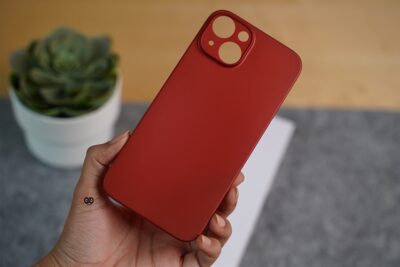Red Ultra Thin Case for iPhone 14 Plus