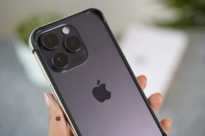 Silver Fiber Bumper for iPhone 14 Pro (Bumper, not a Case)