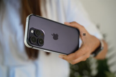 Silver Fiber Bumper for iPhone 14 Pro (Bumper, not a Case)