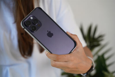 Silver Fiber Bumper for iPhone 14 Pro (Bumper, not a Case)