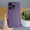 Deep Purple Ultra Thin Slim Case for iPhone 14 Pro Max