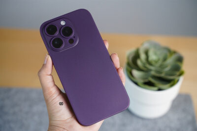 Deep Purple Ultra Thin Slim Case for iPhone 14 Pro Max