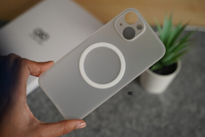 Frosted White Magsafe Ultra Thin Case for iPhone 14 Plus