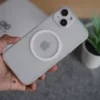 Frosted White Magsafe Ultra Thin Case for iPhone 14 Plus
