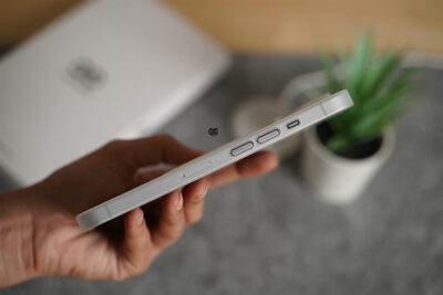 Frosted White Magsafe Ultra Thin Case for iPhone 14 Plus