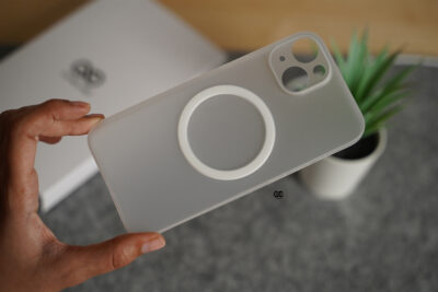 Frosted White Magsafe Ultra Thin Case for iPhone 14 Plus