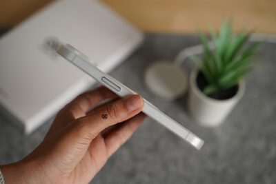 Frosted White Magsafe Ultra Thin Case for iPhone 14 Plus