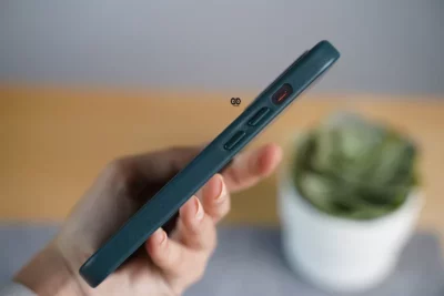 Jade Green MagSafe Vegan Leather Case For iPhone 14 Pro Max