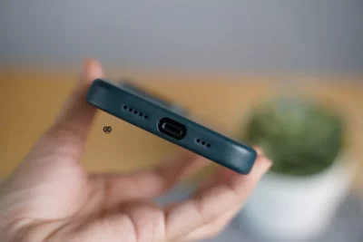 Jade Green MagSafe Vegan Leather Case For iPhone 14 Pro Max