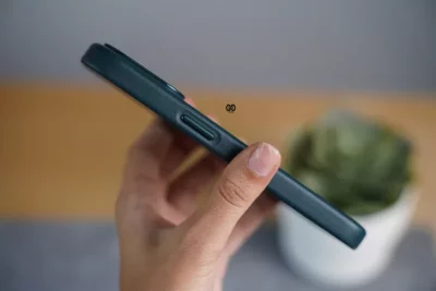 Jade Green MagSafe Vegan Leather Case For iPhone 14 Pro Max