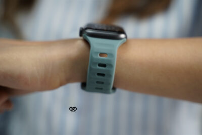 Sea Green Waterproof Silicone Sports Bands for Apple Watch 42MM 41MM 40MM Series 4 5 6 7 8 9 10 11 SE SE 2 Gen