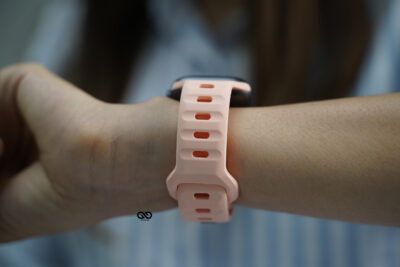 Pink Waterproof Silicone Sports Bands for Apple Watch 42MM 41MM 40MM Series 4 5 6 7 8 9 10 SE SE 2 Gen