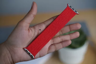 Braided Solo Loop For Apple Watch 44MM 45MM 46MM Series 4 5 6 7 8 9 10 11 (SE 2 3 Gen)