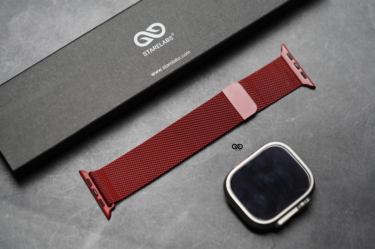 Milanese Magnetic Metal Loop For Apple Watch 49 MM (Series Ultra/Ultra 2/Ultra 3) 53 Milanese Magnetic Metal Loop For Apple Watch 49 MM (Series Ultra/Ultra 2/Ultra 3) - Image 53