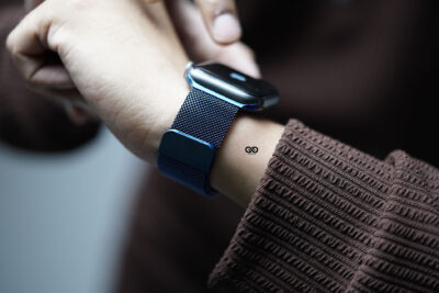 Milanese magnetic metal loop strap Blue for Apple Watch 44MM 45MM Series 4 5 6 7 8 9 SE SE 2 Gen 14 Milanese magnetic metal loop strap Blue for Apple Watch 44MM 45MM Series 4 5 6 7 8 9 SE SE 2 Gen