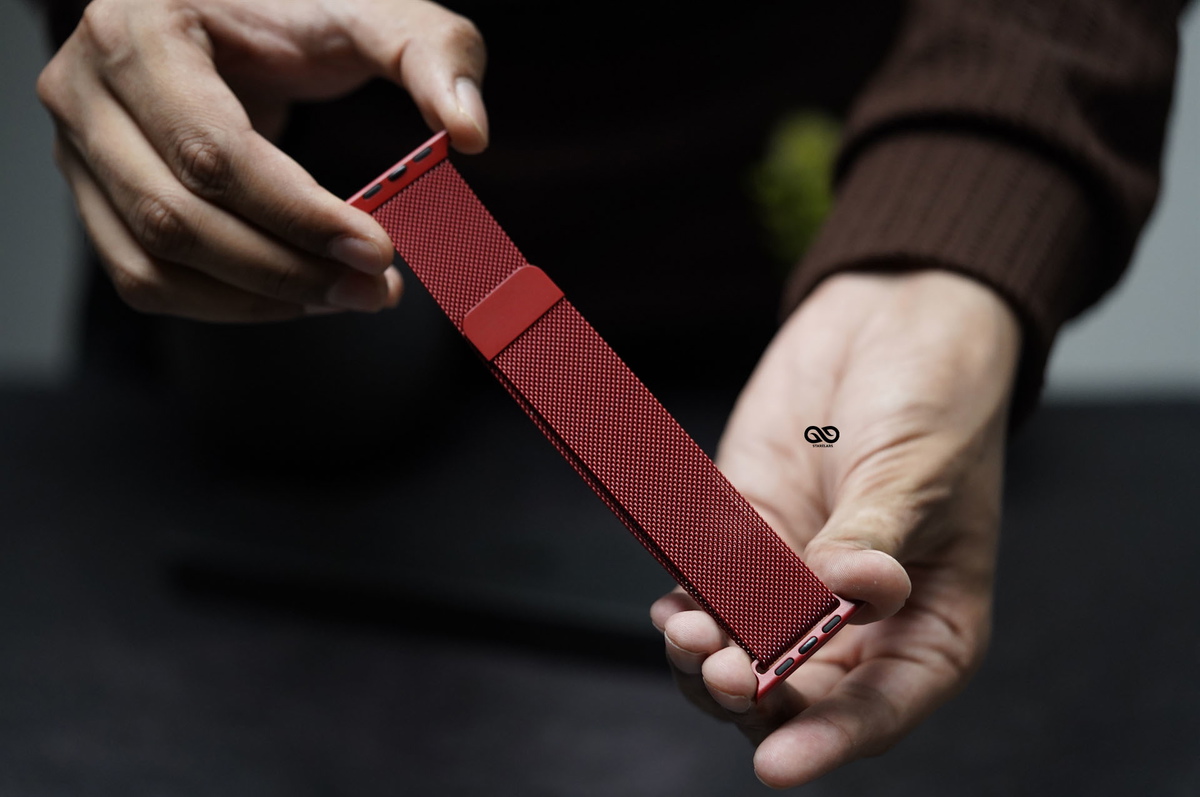 Milanese Magnetic Metal Loop For Apple Watch 49 MM (Series Ultra/Ultra 2/Ultra 3) 77 Milanese Magnetic Metal Loop For Apple Watch 49 MM (Series Ultra/Ultra 2/Ultra 3) - Image 77