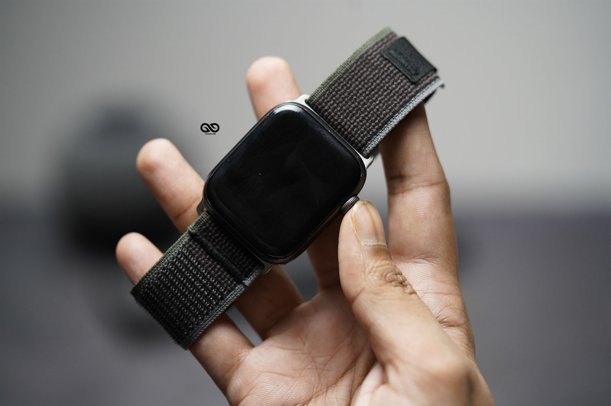 Green/Grey Trail Loop Band For Apple Watch 49 (Series Ultra/Ultra 2/Ultra 3) 8 Green/Grey Trail Loop Band For Apple Watch 49 (Series Ultra/Ultra 2/Ultra 3) - Image 8