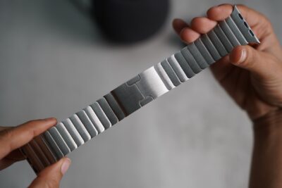 Stainless Steel 316L Link Strap Metal Bracelet With Detachable Link For Apple Watch 49 MM (Series Ultra/Ultra 2/Ultra 3)