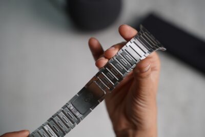 Stainless Steel 316L Link Strap Metal Bracelet With Detachable Link For Apple Watch 49 MM (Series Ultra/Ultra 2/Ultra 3)