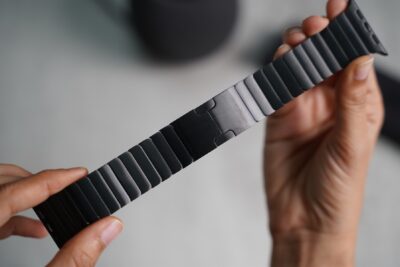 Stainless Steel 316L Link Strap Metal Bracelet With Detachable Link For Apple Watch 49 MM (Series Ultra/Ultra 2/Ultra 3)