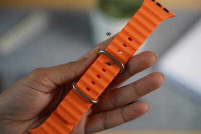 Orange Silicone Ocean Band For Apple Watch 42MM 41MM 40MM Series 4 5 6 7 8 9 10 11 SE SE 2 Gen