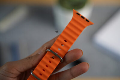 Orange Silicone Ocean Band For Apple Watch 42MM 41MM 40MM Series 4 5 6 7 8 9 10 11 SE SE 2 Gen