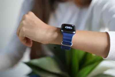 Silicone Ocean Band For Apple Watch 42MM 41MM 40MM Series 4 5 6 7 8 9 10 SE SE 2 Gen
