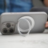 Natural Shockproof Slim Case with 360 Degree Rotatable Magsafe Ring For iPhone 15/15Pro/15Pro max