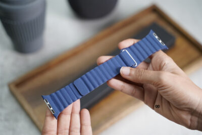 Blue Magnetic Leather Loop For Apple Watch 49 (Series Ultra/Ultra 2/Ultra 3) 13 Blue Magnetic Leather Loop For Apple Watch 49 (Series Ultra/Ultra 2/Ultra 3)