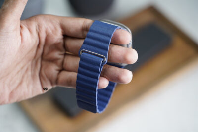 Blue Magnetic Leather Loop For Apple Watch 49 (Series Ultra/Ultra 2/Ultra 3) 12 Blue Magnetic Leather Loop For Apple Watch 49 (Series Ultra/Ultra 2/Ultra 3)
