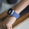 Blue Magnetic Leather Loop For Apple Watch 49 (Series Ultra/Ultra 2/Ultra 3)