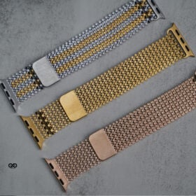 Magnetic closure stainless steel loop For Apple Watch 42MM 41MM 40MM Series 4 5 6 7 8 9 10 SE SE 2 Gen