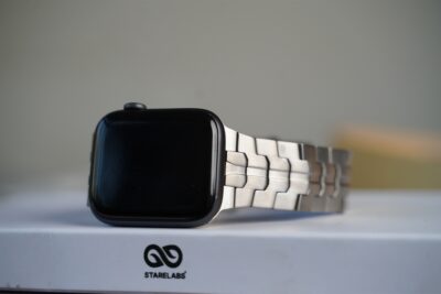 Titanium Link Chain Strap For Apple Watch 44MM 45MM 46MM Series 4 5 6 7 8 9 10 11 (SE 2 3 Gen)