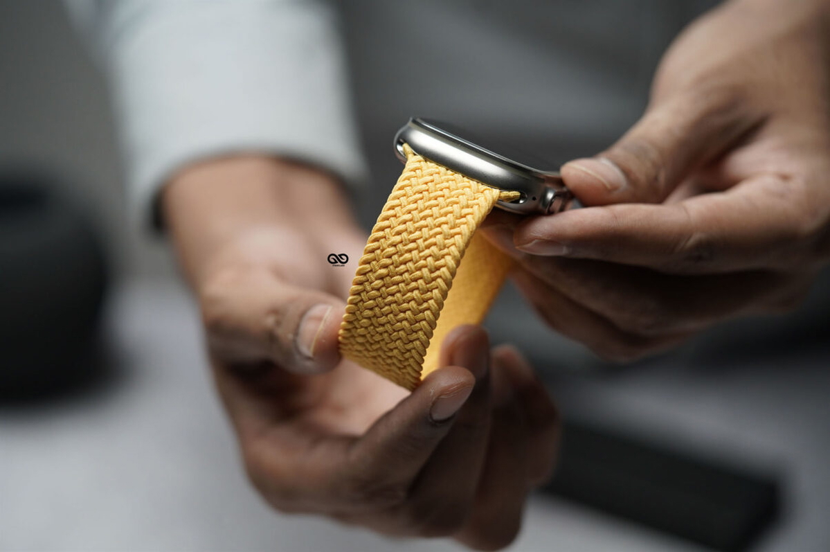 Maize Braided Solo Loop For Apple Watch 49 (Series Ultra/Ultra 2/Ultra 3)