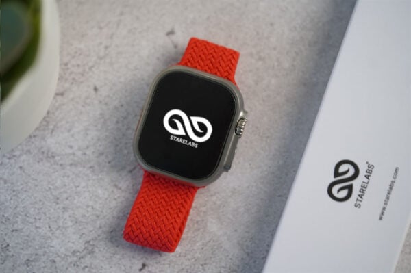 Pure Red Braided Solo Loop For Apple Watch 49 MM Series Ultra/Ultra 2