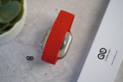 Pure Red Braided Solo Loop For Apple Watch 49 (Series Ultra/Ultra 2/Ultra 3) 11 Pure Red Braided Solo Loop For Apple Watch 49 (Series Ultra/Ultra 2/Ultra 3)