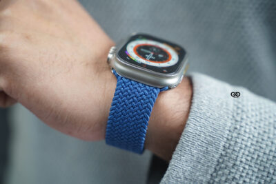 Atlantic Blue Braided Solo Loop For Apple Watch 49 (Series Ultra/Ultra 2/Ultra 3)